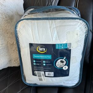 Serta Heated Mattress Pad - White - King